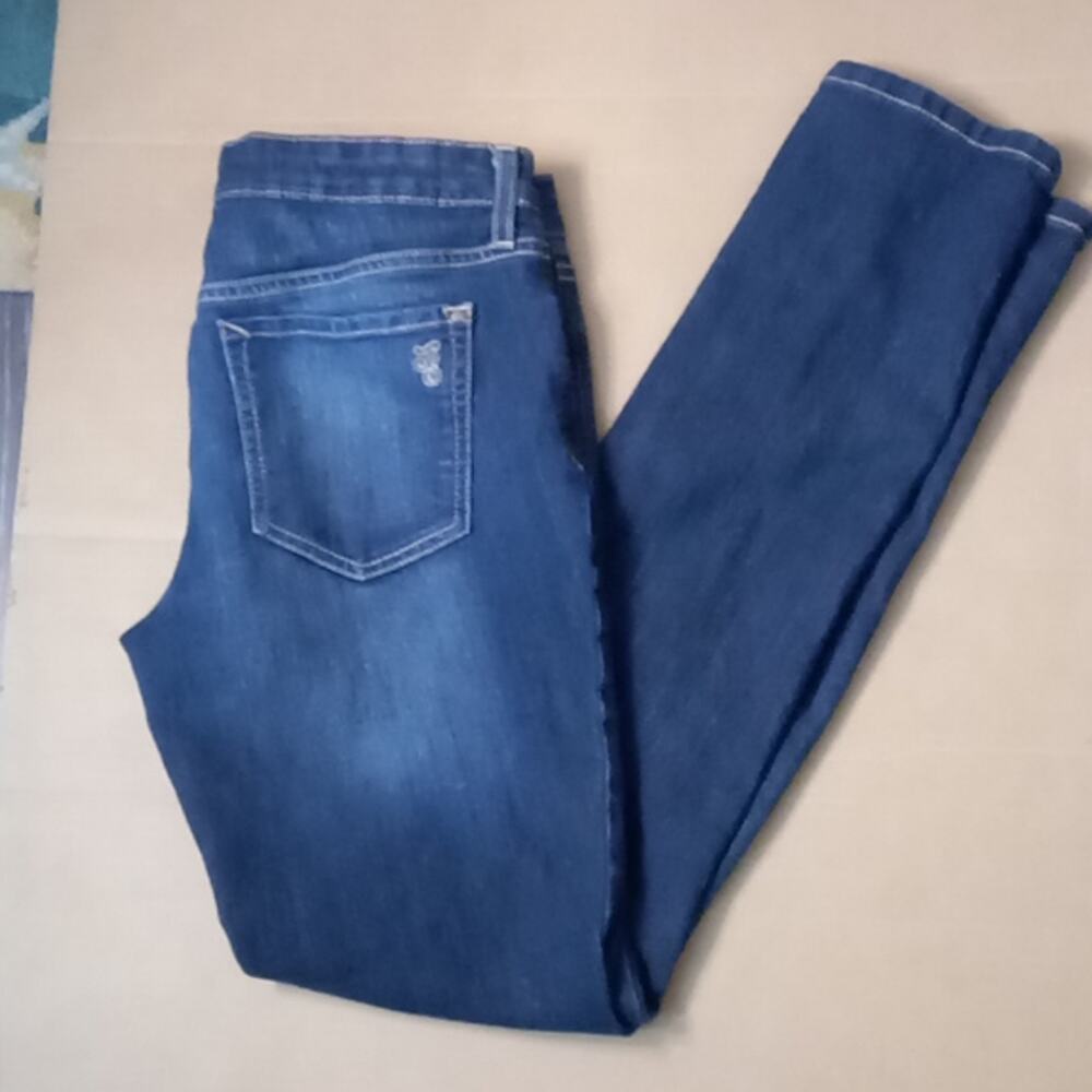 Jessica Simpson Forever Skinny Blue Jeans 28 Classic Casual Winter Normcore Boho - Picture 3 of 8